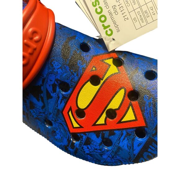 Crocs Superman Classic Clog Women’s 11 Men’s 9 NWT - Picture 4 of 5